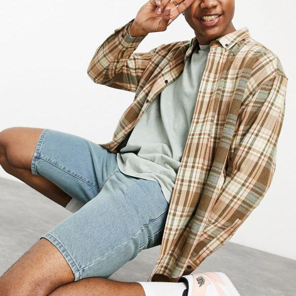 格安即決 楽天市場 エイソス Asos Asos Asos Designスリムデニムショートパンツ 淡い色合いのウォッシュブルー パンツ ボトム メンズ 男性 インポートブランド 小さいサイズから大きいサイズまで セレクトショップ Diva Closet Web限定 Bolshakova Interiors Com