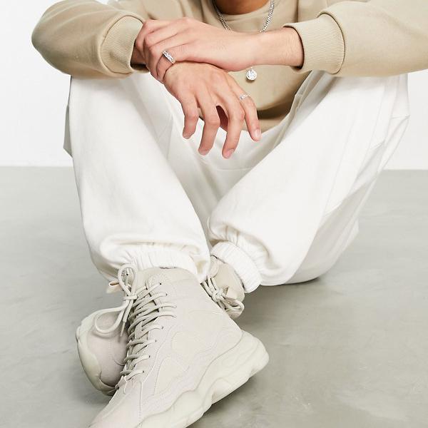 エイソス Asos Asos Asosdesignのトレーナーは分厚いソールの石でブーツを履きます 靴 メンズ 男性 インポートブランド 小さいサイズ から大きいサイズまで Fitzfishponds Com