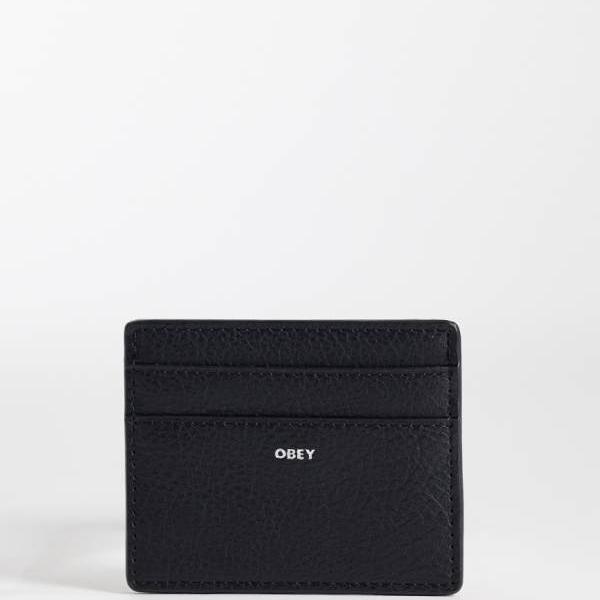 オベイ Obey Obeyのカードウォレット(ブラック) アクセサリー メンズ 男性 インポートブランド