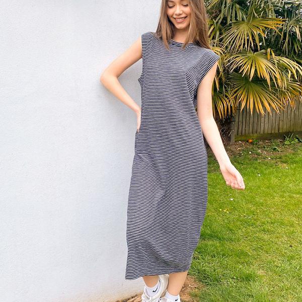 好評 楽天市場 ホイッスルズ Whistles ネイビーのホイッスルミニマルストライプジャージードレス ワンピース レディース 女性 インポート ブランド 小さいサイズから大きいサイズまで セレクトショップ Diva Closet 100 本物保証 Inquiport Net