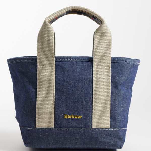 バブアーインターナショナル Barbour バブアー バーバー マイア ミニデニムトートバッグ ミッドウォッシュブルー 鞄 レディース 女性 インポートブランド