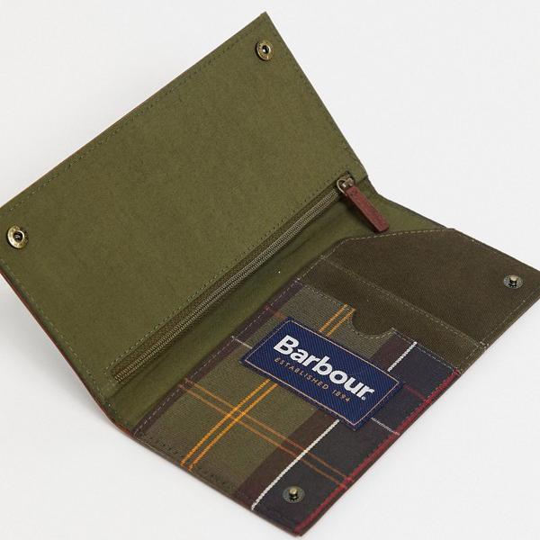 バブアー国際的 Barbour バブアー 薄暗い茶色のバーバーレザートラベルウォレット 従物 メンズ 成人男性 輸入品銘柄 京都のより抜く店鋪divacloset Mardorado Com