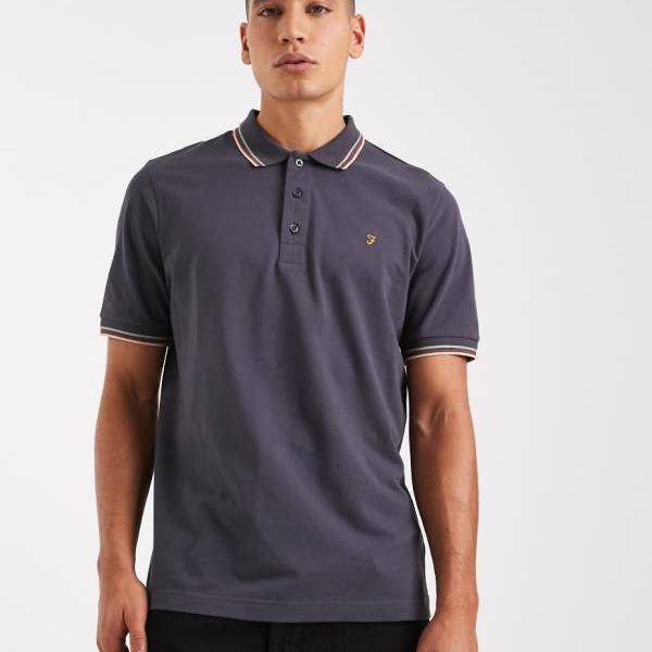 ファーラー Farah ファラ エルトン ポロシャツ（チャコール） トップス メンズ 男性 インポートブランド 小さいサイズから大きいサイズまで