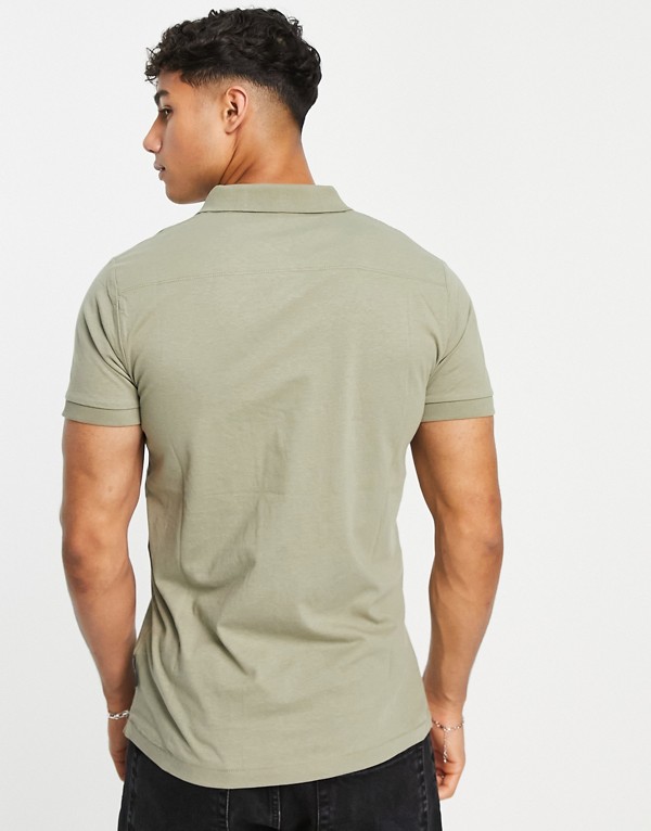 想像を超えての フレンチコネクション French Connection フレンチコネクション2パックポロ ブラック カーキ トップス メンズ 男性 インポートブランド 小さいサイズから大きいサイズまで