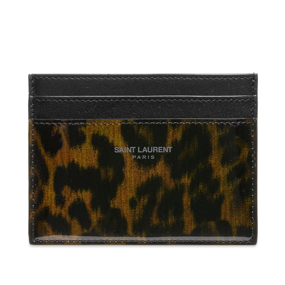 京都のセレクトショップdivacloset インポートブランド メンズ財布 サンローラン Saint Laurent サンローランレオパードクレジットカードホルダー 財布 メンズ ユニセックスバッグ 小物 ブランド雑貨 男性 男性 インポートブランド ユニセックス メンズ財布