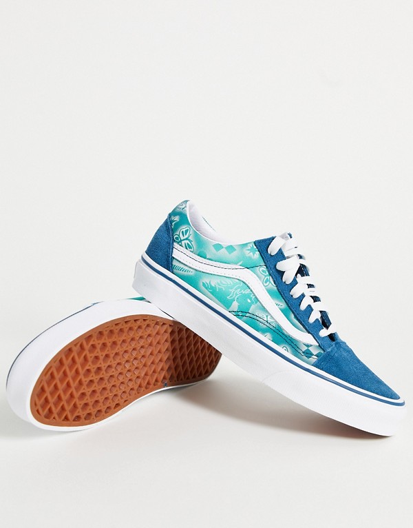 ヴァンズ Vans Vans バンズ Vans Old Skool Bettertogether調教師 青色 靴 レディース 奥さん 輸入品ブランド名 小さいサイズからきついサイズまで 京都の選取る販売店divacloset Damienrice Com