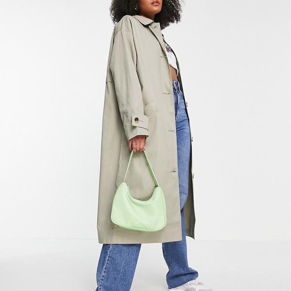 送料込 楽天市場 エイソス Asos Asos カーキ色のasosdesignロングライントレンチコート アウター レディース 女性 インポートブランド 小さいサイズから大きいサイズまで セレクトショップ Diva Closet 最安 Advance Com Ec