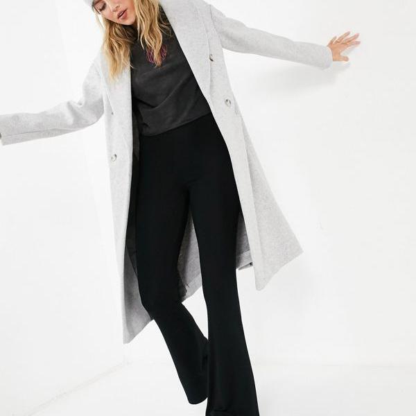 通販でクリスマス トップショップ 小さいサイズから大きいサイズまで インポートブランド 女性 レディース アウター グレーマールのトップショップコート Topshop Topshop As dlabs Com