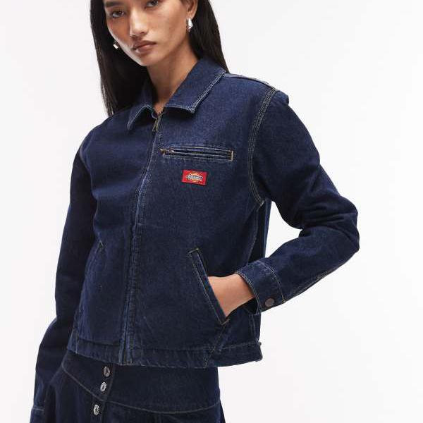 ディッキーズ Dickies ディッキーズ デニム ペインター ジャケット（ダークインディゴ） アウター レディース 女性 インポートブランド 小さいサイズから大きいサイズまで