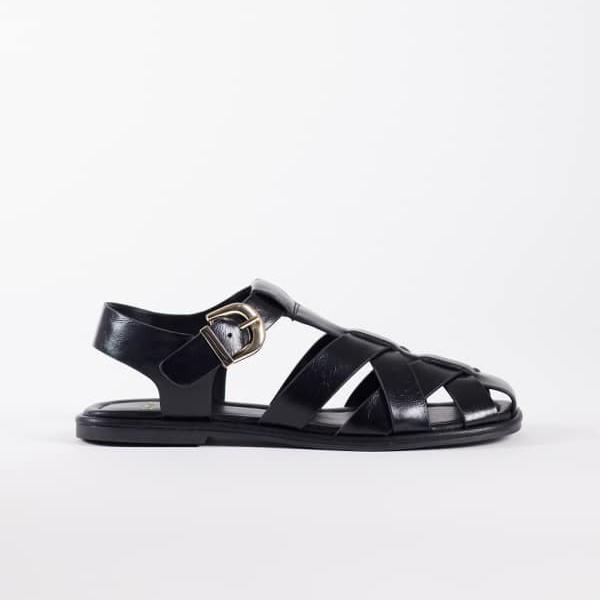Schuh シュー・サッチャー グラディエーターサンダル（ブラック） 靴 レディース 女性 インポートブランド 小さいサイズから大きいサイズまで