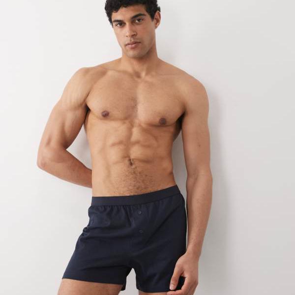 エイソス ASOS asos ASOS DESIGN ボクサーズボン下 2枚組（米国海軍と薄墨色）  はだ着 メンズ 成人男性 インポートブランド 小っちゃい大いさから馬鹿でかい大いさまで