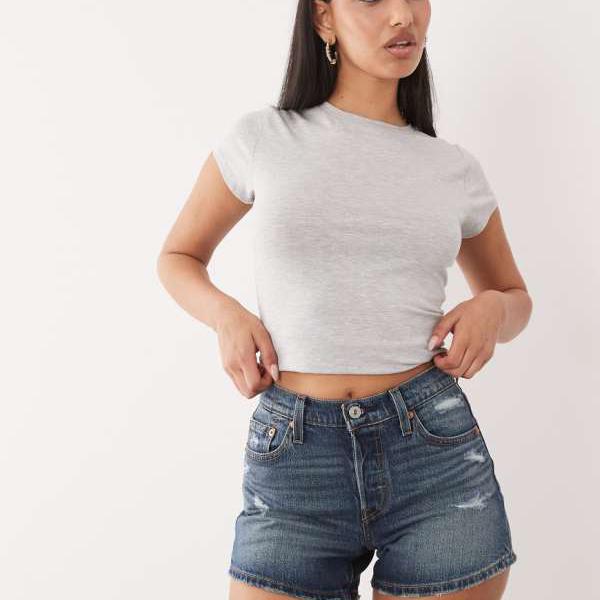 リーバイス Levi's リーバイス 501 砂時計型デニムショーツ(ダークブルー) パンツ ボトム レディース 女性 インポートブランド 小さいサイズから大きいサイズまで