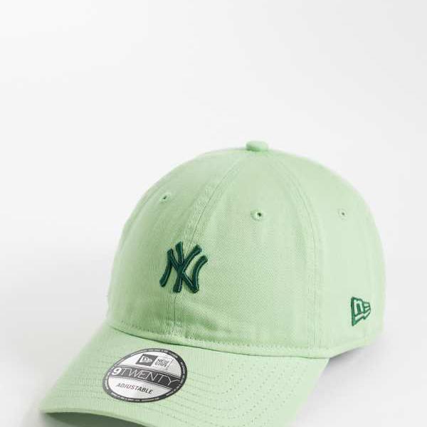 ニュー内鰓 New Era NEW ERA ニュー内鰓 NYヤンキース 9twenty ミニロゴキャップ 緑であること かぶり笠 レディース 成人女性 インポートブランド