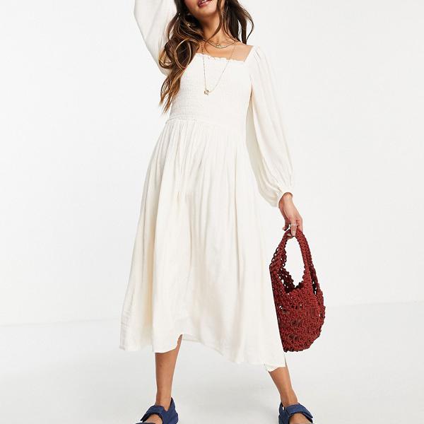 京都のセレクトショップdivacloset ワンピース ワンピース Y A S 女性 インポートブランド 小さいサイズから大きいサイズまで セレクト ショップ Diva Closet レディース レディース Y A Sシャーリングジャカードスポットドレスクリーム インポートブランド