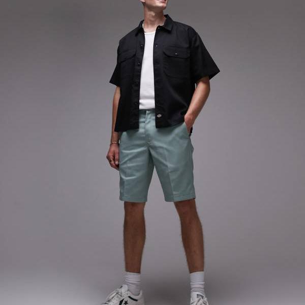 ディッキーズ Dickies ディッキーズ 874 ストレートフィット ワークショーツ（ライトグリーン） パンツ ボトム メンズ 男性 インポートブランド 小さいサイズから大きいサイズまで