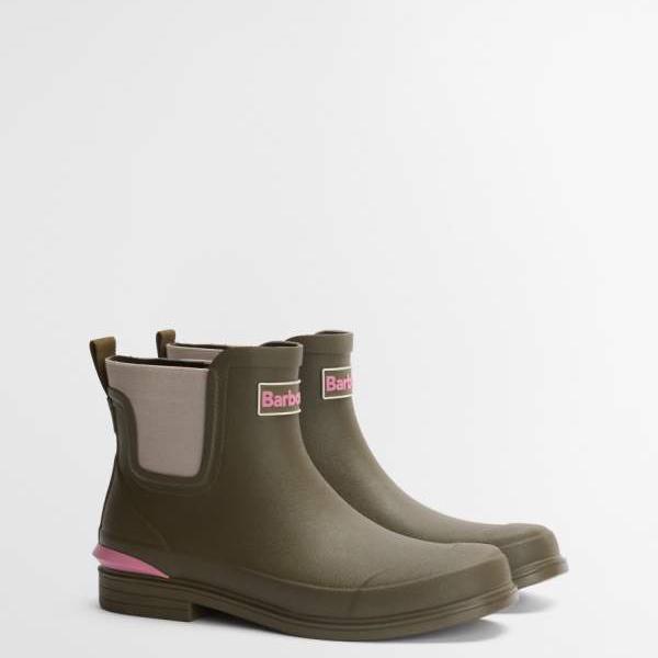 バブアーインターナショナル Barbour バブアー バブアー アビーフィールド パッカブル ウェリントンブーツ（カーキ） 靴 レディース お上さん インポートブランド たわい無い大きさから気が大きい大きさまで