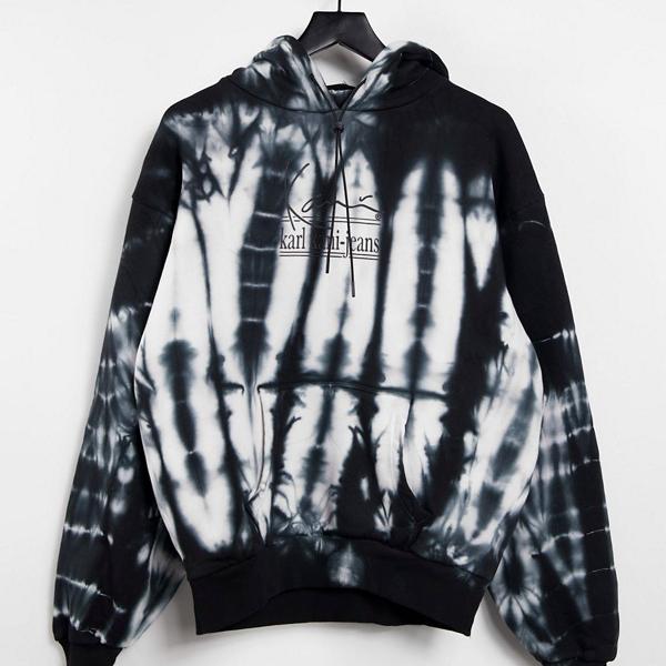 New限定品 楽天市場 カールカナイ Karl Kani Karl Kani カールカナイジーンズシグネチャータイダイオーバーサイズパーカー ホワイト ブラック トップス メンズ 男性 インポートブランド 小さいサイズから大きいサイズまで セレクトショップ Diva Closet 時間