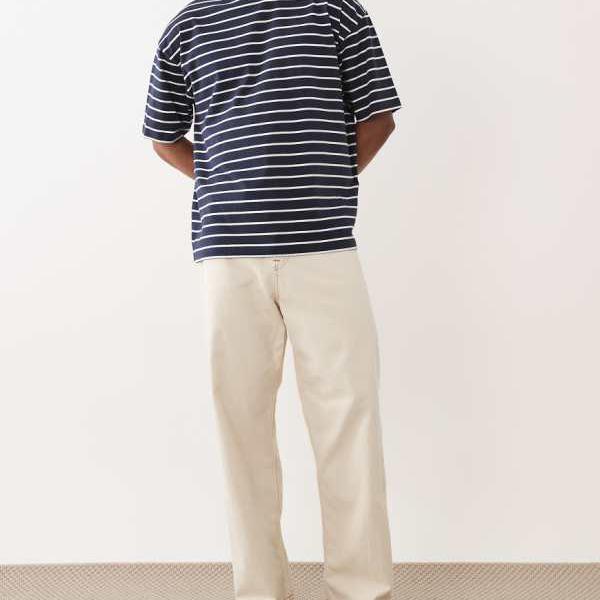 ジャックアンドジョーンズ Jack & Jones ジャック&ジョーンズのアレックス・バギージーンズ(エクリュホワイト、シームディテール入り) パンツ ボトム メンズ 男性 インポートブランド 小さいサイズから大きいサイズまで|セレクトショップ Diva Closet