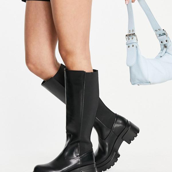 残りわずか エゴパルスプルアップニーブーツブラック 靴 レディース 女性 インポートブランド 小さいサイズから大きいサイズまで 最新の激安 Fcipty Com