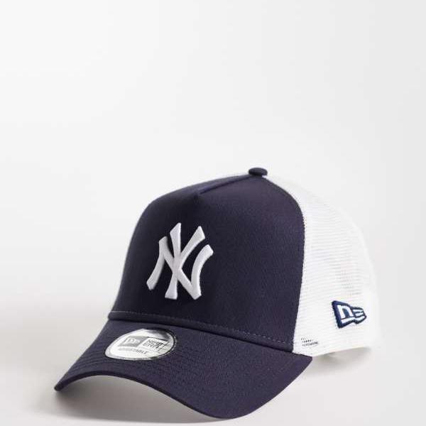 ニューエラ New Era NEW ERA ニューエラ NYヤンキース 9forty リーグエッセンシャル トラッカーキャップ ネイビー/ホワイト 帽子 レディース 女性 インポートブランド｜セレクトショップ　Diva　Closet