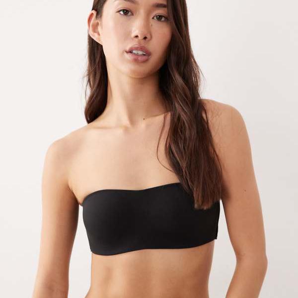 カルバンクライン Calvin Klein カルバン・クライン アダプト バンドゥ ストラップレス ブラ（ブラック） トップス レディース 女性 インポートブランド 小さいサイズから大きいサイズまで