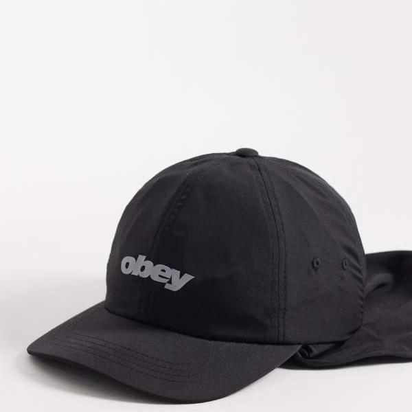 オベイ Obey Obey Sahara シックスダイアログボックス トレイル旗がしら（黒いこと） かぶり笠 レディース 成人女性 インポートブランド