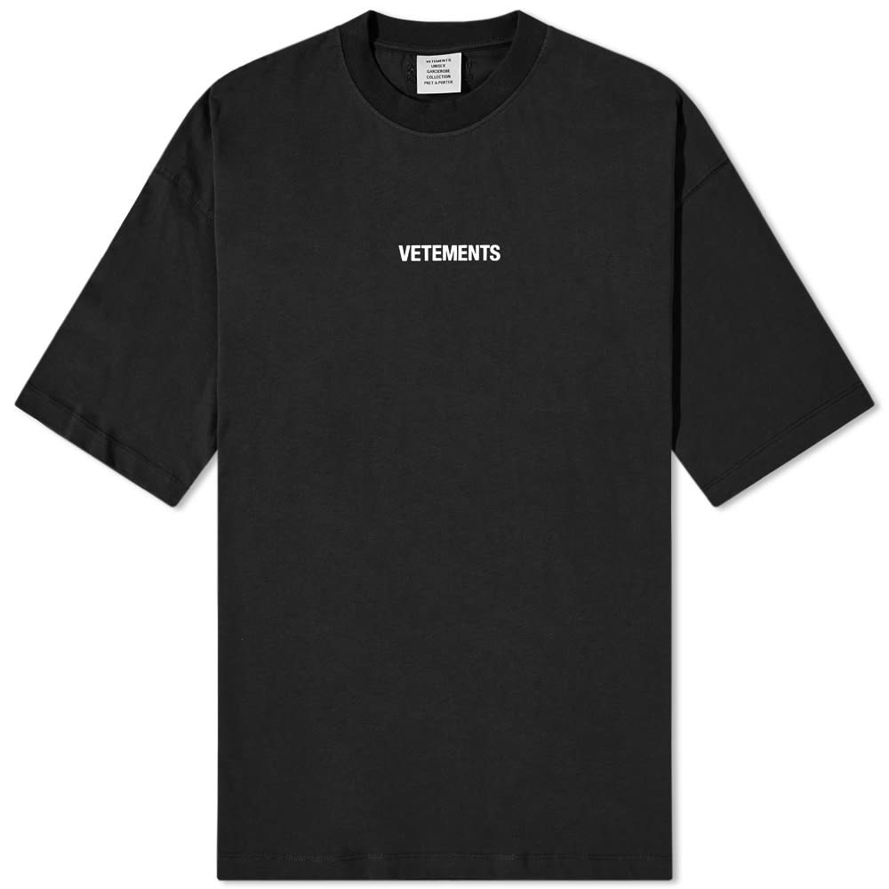 国内発送】 ヴェトモン VETEMENTS ベトモン VETEMENTSロゴラベルT