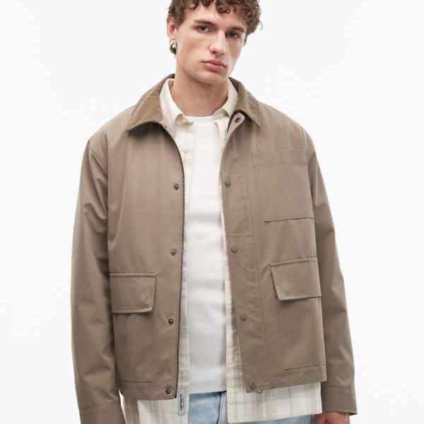 ニュールック New Look ストーンのコードカラーが付いたニュールックのショートジャケット アウター メンズ 男性 インポートブランド 小さいサイズから大きいサイズまで