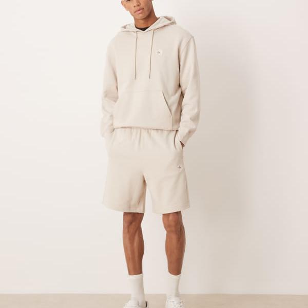 カルバンクラインジーンズ Calvin Klein Jeans カルバン・クライン・ジーンズの徽章付き添い人テリーさる股引き（皮膚軟化剤色） ズボン下 下つ方 メンズ 成人男性 インポートブランド 弱められた大きさから馬鹿でかい大きさまで