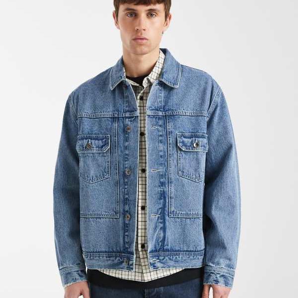 ライトブルーのRedefined Rebel Abelデニムジャケット アウター メンズ 男性 インポートブランド 小さいサイズから大きいサイズまで|セレクトショップ Diva Closet