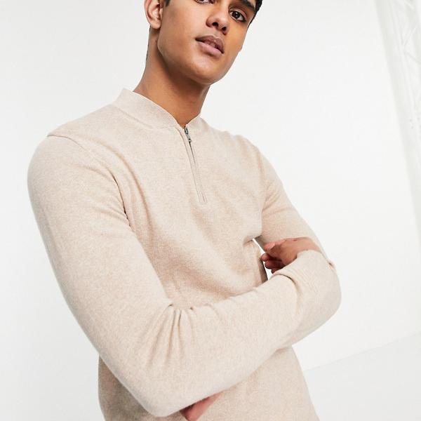 全国宅配無料 楽天市場 トップマン Topman Topman ストーンのニットカーディガンにトップマンの長袖ジッパー トップス メンズ 男性 インポートブランド 小さいサイズから大きいサイズまで セレクトショップ Diva Closet 海外輸入 Advance Com Ec