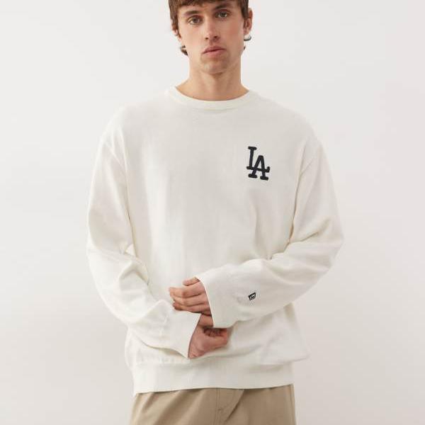 ニューエラ New Era NEW ERA ニューエラ LA ドジャース エッセンシャル ニット クルーネック ジャンパー（オフホワイト） トップス メンズ 男性 インポートブランド 小さいサイズから大きいサイズまで｜セレクトショップ　Diva　Closet 21,493円