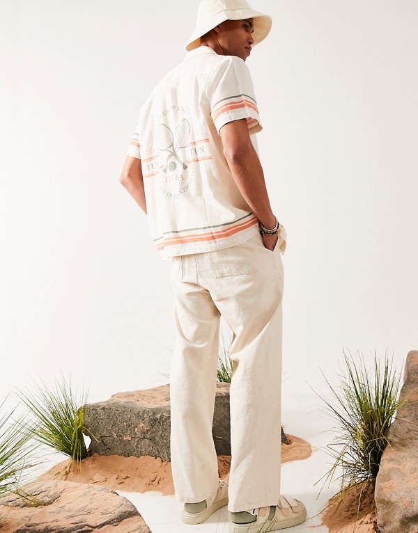 エイソス ASOS asos ASOSDESIGNリネンミックスワイドレッグパンツとピンタック パンツ ボトム メンズ 男性 インポートブランド 小さいサイズから大きいサイズまで|セレクトショップ Diva Closet エイソス ASOS asos ASOSDESIGNリネンミックスワイドレッグパンツとピンタック パンツ ボトム メンズ 男性 インポートブランド 小さいサイズから大きいサイズまで|セレクトショップ Diva Closet