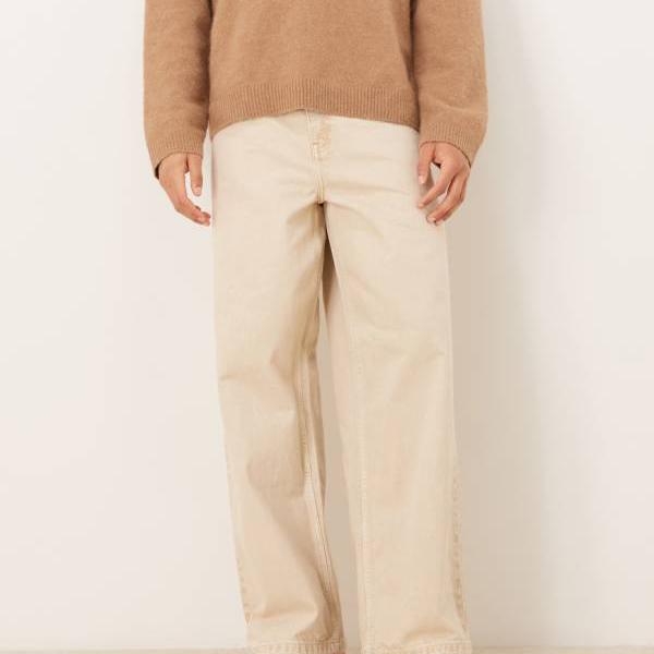エイソス ASOS asos ASOS DESIGN エクリュのルーズジーンズ ズボン下 下つ方 メンズ 成人男性 インポートブランド ごく小さい大きさから大層らしい大きさまで