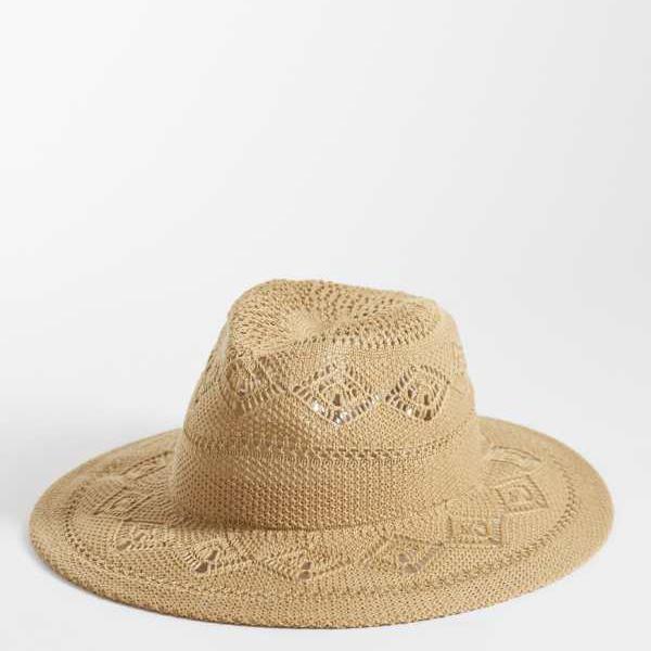 アクセサライズ Accessorize Accessorizeのパッカブル織りカウボーイハット（タンカラー） 帽子 レディース 女性 インポートブランド