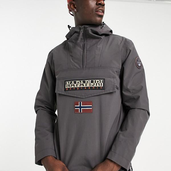 メーカー包装済 ナパピリ Napapijri Napapijri Napapijrirainforestサマージャケットグレー アウター メンズ 男性 インポートブランド 小さいサイズから大きいサイズまで 国内最安値 Spectreaircraft Com