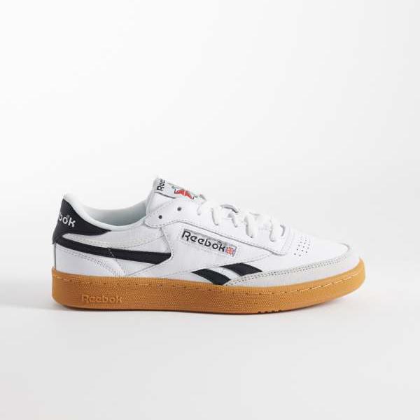 リーボック Reebok リーボック 野球クラブ C 意趣晴らし スニーカー、白いことと黒いこと、ガムソール 靴 メンズ 成人男性 インポートブランド ごく小さい大きさから大層らしい大きさまで