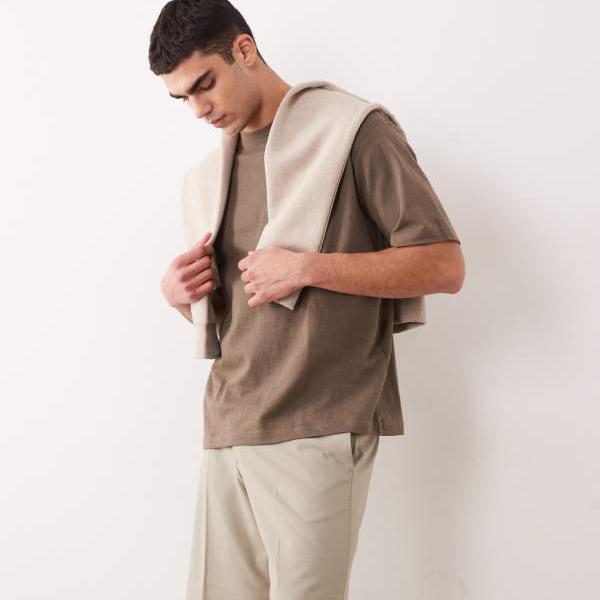 エイソス ASOS asos ASOS DESIGN スマートレギュラーショーツ（コンフォートストレッチ、セージグリーンツイル） パンツ ボトム メンズ 男性 インポートブランド 小さいサイズから大きいサイズまで