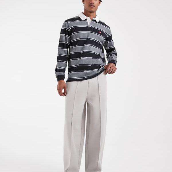 エイソス ASOS asos ASOS DESIGN 大層らしい大きさ 軽気球相応う ジョガーパンツ（薄墨色） ズボン下 下つ方 メンズ 成人男性 インポートブランド ごく小さい大きさから大層らしい大きさまで