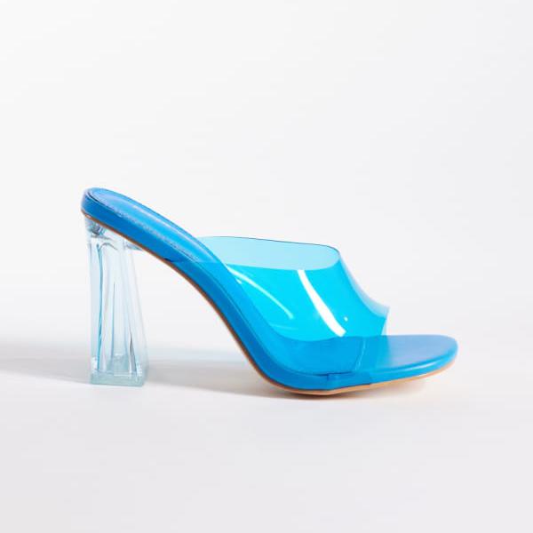 パブリックデザイア Public Desire  パブリックデザイア京都 澄み切ったヒールミュール（青碧） 靴  レディース 亭主もち インポートブランド ごく小さい大きさから大層らしい大きさまで