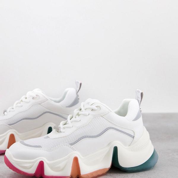 楽天1位 楽天市場 スティーブマデン Steve Madden スティーブマッデンカリスマチャンキーラニボウソールトレーナーホワイト 靴 レディース 女性 インポートブランド 小さいサイズから大きいサイズまで セレクトショップ Diva Closet 超特価激安 Fcipty Com