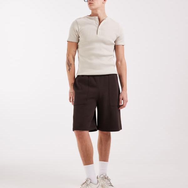 エイソス ASOS asos ASOS DESIGN 大層らしい大いさ さる股引き（ありがた味衣嚢付き添い人、まっ黒い赤銅色） ズボン下 下つ方 メンズ 成人男性 インポートブランド 弱められた大いさから途轍も無い大いさまで ズボン・パンツ-メンズファッション