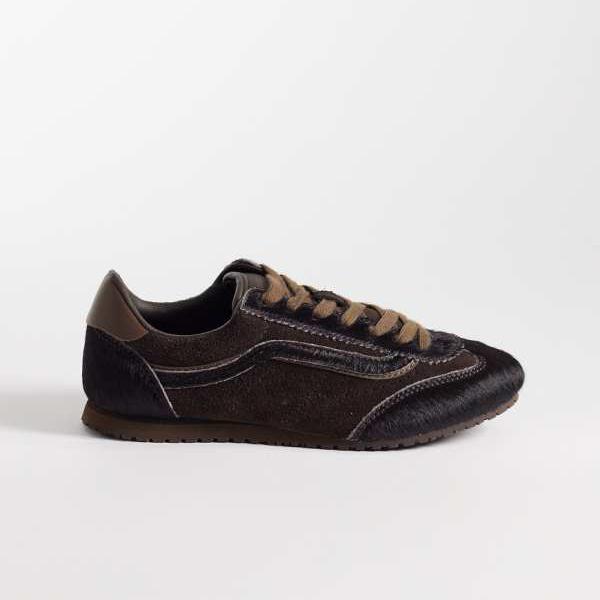 ヴァンズ Vans VANS バンズ Vans Super Lowpro ポニーヘア トレーナー(ブラウン) 靴 レディース 女性 インポートブランド 小さいサイズから大きいサイズまで
