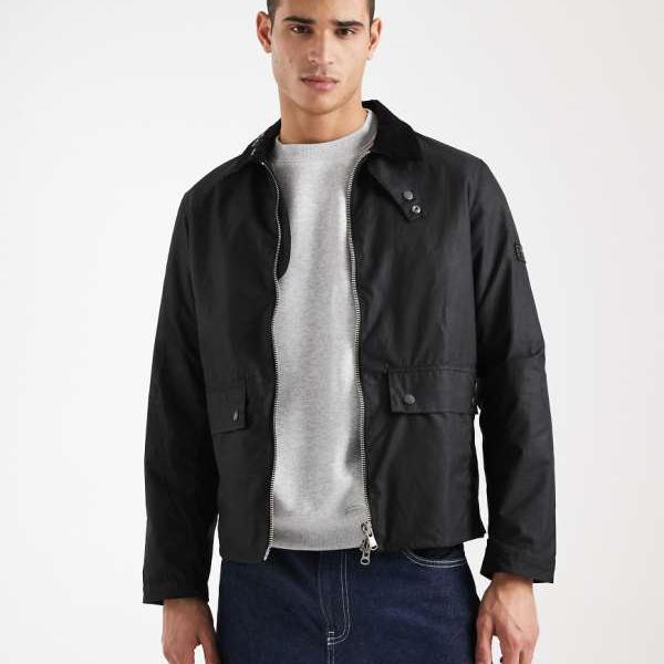 バブアーインターナショナル Barbour バブアー バブアーインターナショナルマーカーワックスジャケット（ブラック） アウター メンズ 男性 インポートブランド 小さいサイズから大きいサイズまで