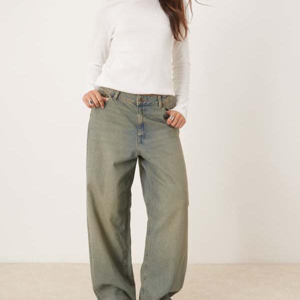 JJXX 京都 バギージーンズ ミッドブルー パンツ ボトム レディース 女性 インポートブランド 小さいサイズから大きいサイズまで
