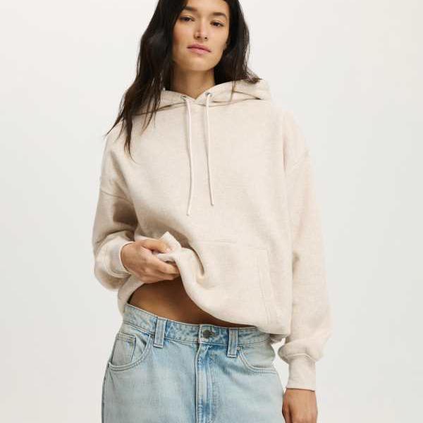 Cotton On Premium オーバーサイズ パーカー（ベージュ） トップス レディース 女性 インポートブランド 小さいサイズから大きいサイズまで｜セレクトショップ　Diva　Closet