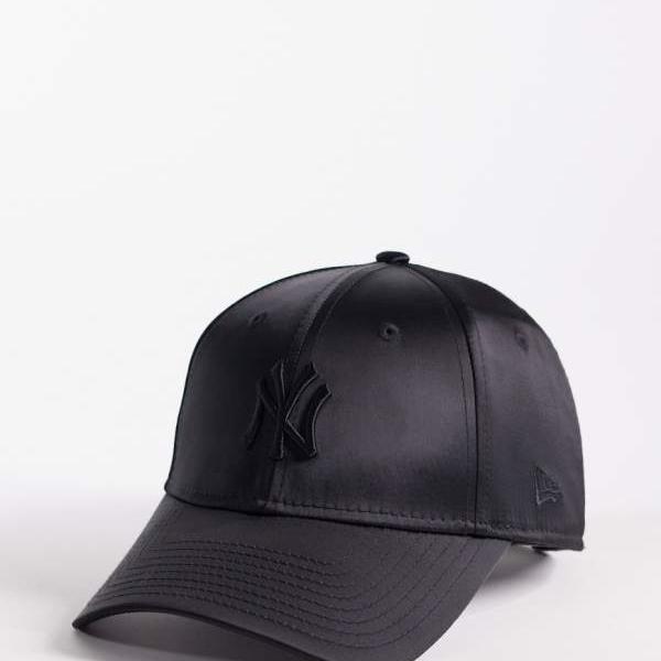 ニュー内鰓 New Era NEW ERA ニュー内鰓 NYヤンキース 9forty レディース 繻子鳥打ち帽 黒いこと かぶり笠 レディース 亭主もち インポートブランド バッグ・小物・ブランド雑貨-帽子-キャップ