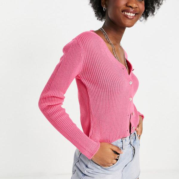 デイジーストリート Daisy Street デイジーストリート90年代のクロップドカーディガン トップス レディース 女性 インポートブランド 小さいサイズから大きいサイズまで 京都のセレクトショップdivacloset Hoopac Ch