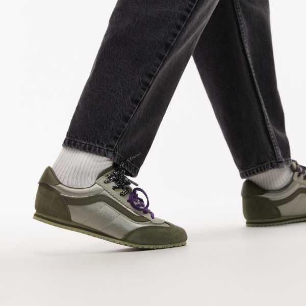 ヴァンズ Vans VANS バンズ Vans Super Lowpro 繻子 調教師（サルヴィア緑であること） 靴 レディース お上さん インポートブランド たわい無い大きさから気が大きい大きさまで
