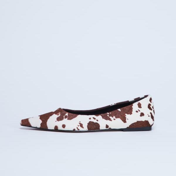 トップショップ Topshop TOPSHOP トップショップ エース ポイントトゥ フラットシューズ(カウポニー) 靴 レディース 女性 インポートブランド 小さいサイズから大きいサイズまで